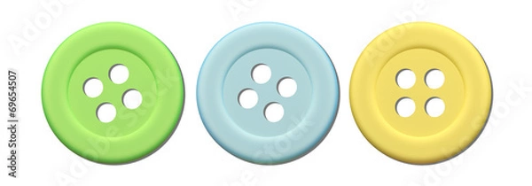 Fototapeta buttons