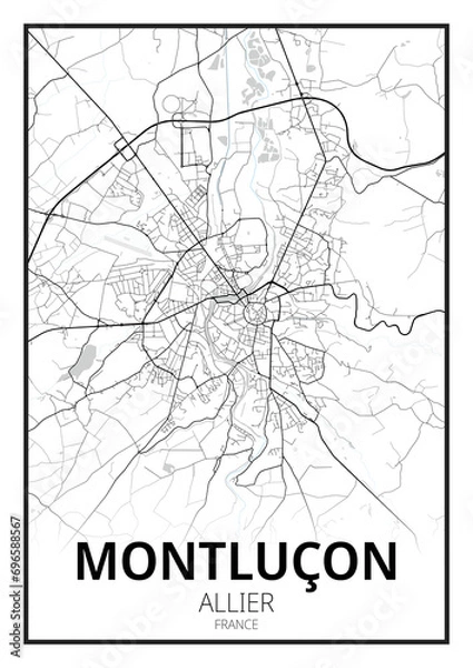 Obraz Montluçon, Allier