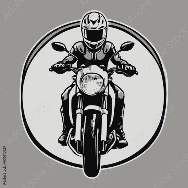 Fototapeta Motorcycle Logo Eps Format Design Very Cool