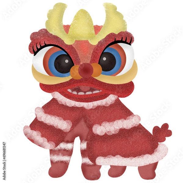 Obraz Face Lion Dance