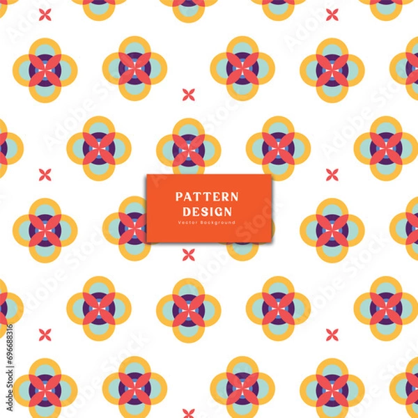 Fototapeta pattern design vector background