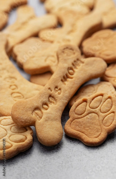 Fototapeta Homemade dog biscuits