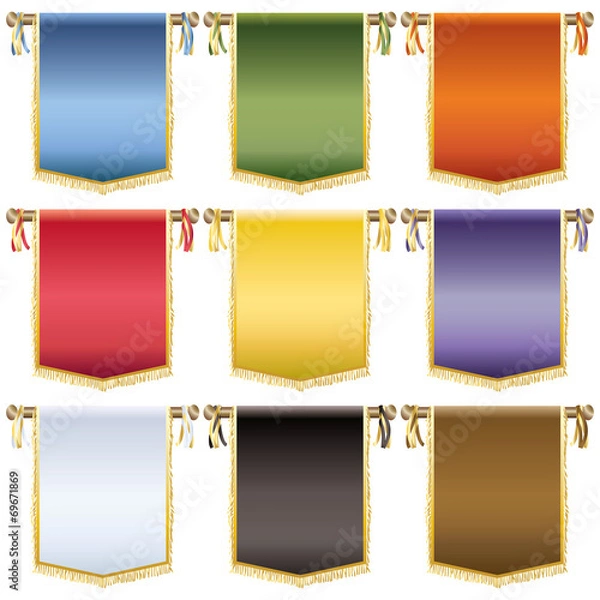 Obraz glossy wall banners