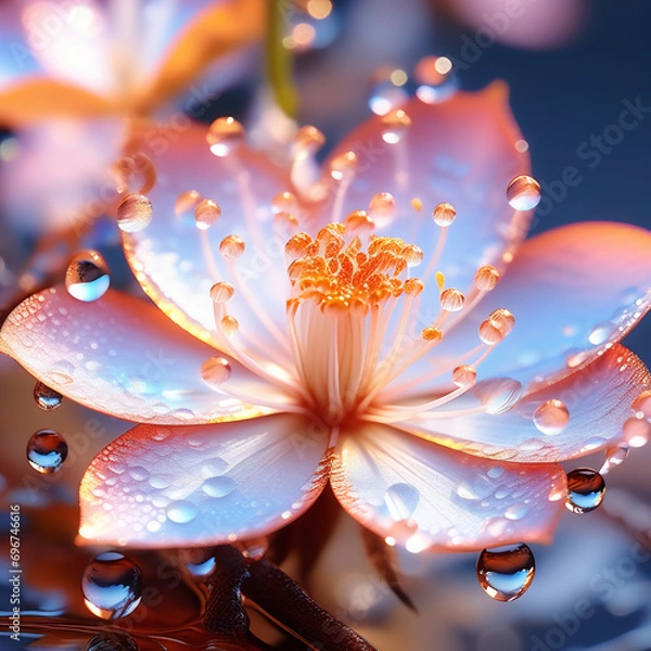 Fototapeta Pink Blooming Flower