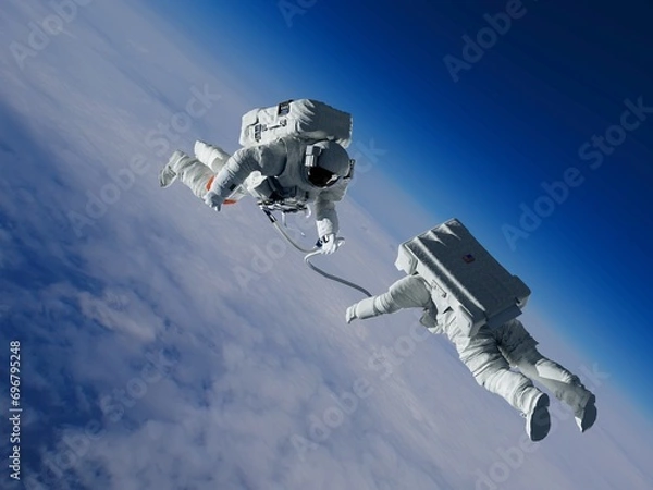 Fototapeta Two astronauts