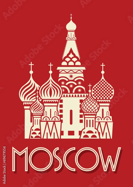 Obraz Moscow poster