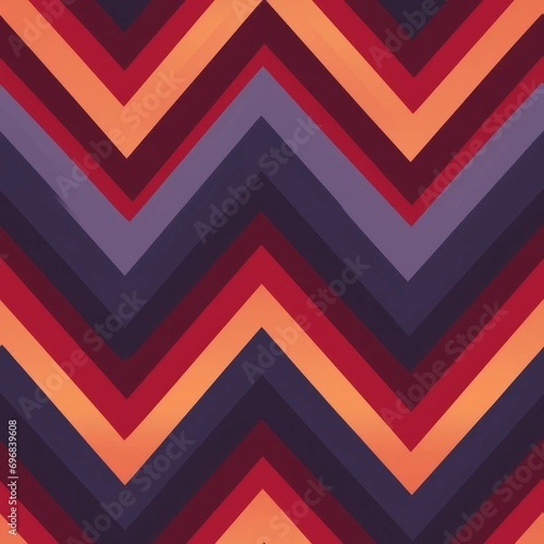 Obraz Chevron seamless pattern background. Repeating zigzag texture with diagonal lines. Herringbone background for textile, fabric, print, illustration, wallpaper. New Classics: Menswear Inspired concept.