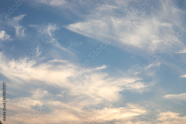 Obraz blue sky with clouds