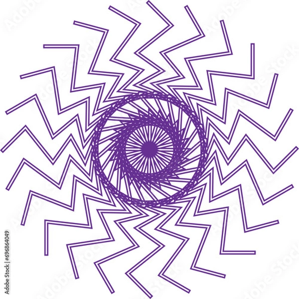 Obraz beautiful mandala with vector design	