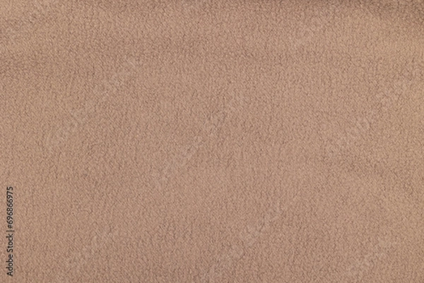 Obraz Textile background. Beige plush fabric texture.