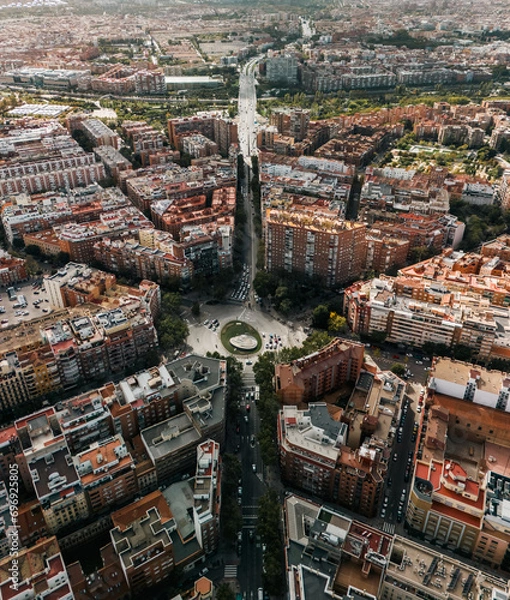 Obraz Madrid aerial