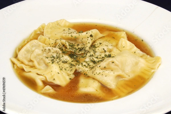 Obraz Maultaschen in Brühe