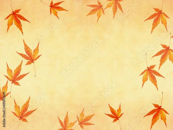 Fototapeta 秋のフレーム