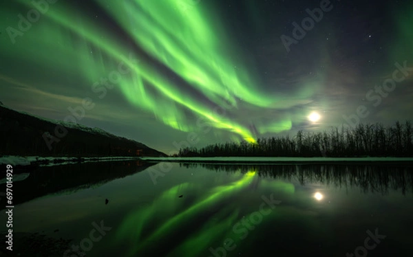 Obraz Knik River, Alaska