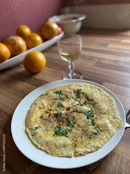 Obraz pizza with mushrooms