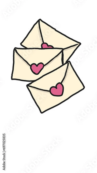 Obraz envelope with heart