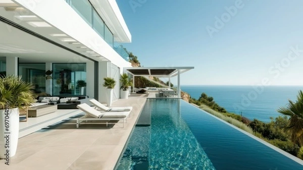 Obraz Marbella House Elevated with Minimalist Mediterranean Style
