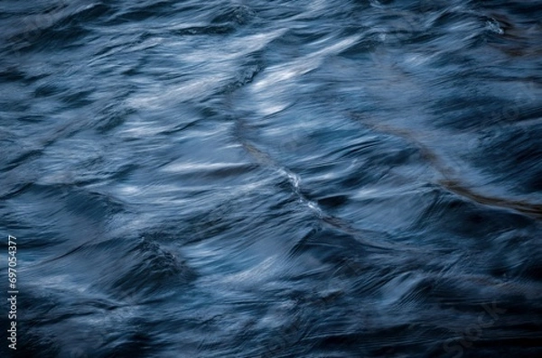 Fototapeta dark abstract background of river surface