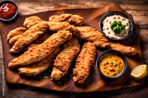 Obraz grilled chicken wings