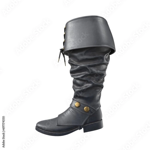 Obraz 3D rendering of men's Jackboots