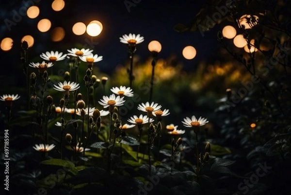 Obraz flowers in the night