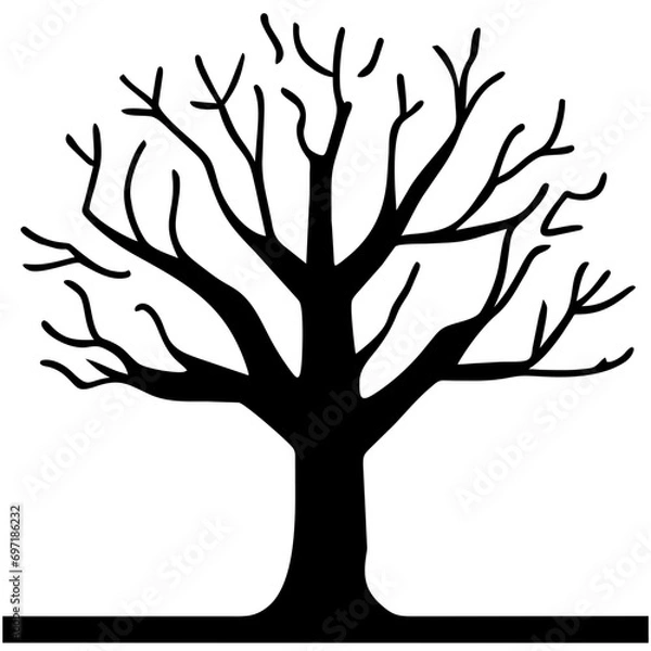 Fototapeta flat tree icon 