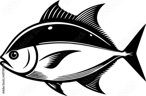 Obraz Pompano Fish icon 15