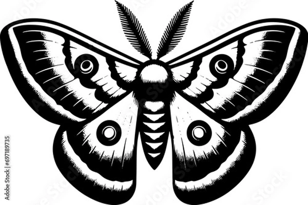 Obraz Polyphemus Moth icon 2