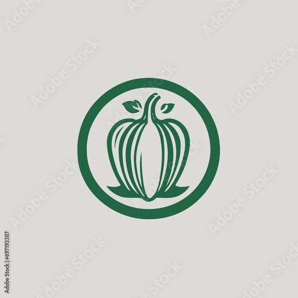 Fototapeta Vegetables Logo EPS Format Very Cool Design
