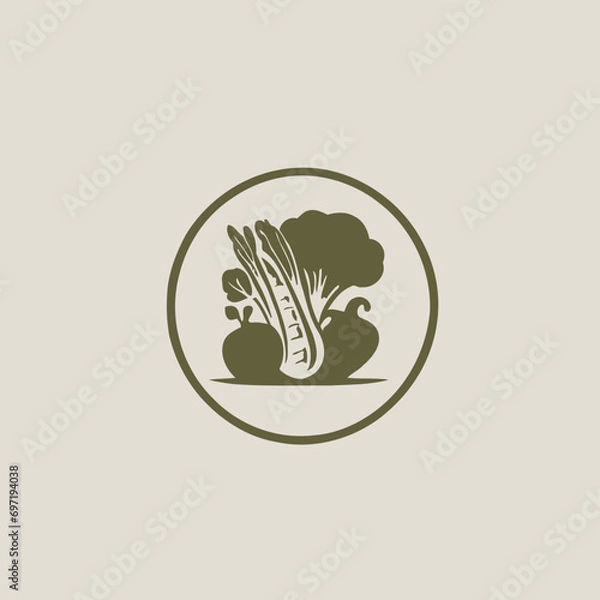Obraz Vegetables Logo EPS Format Very Cool Design