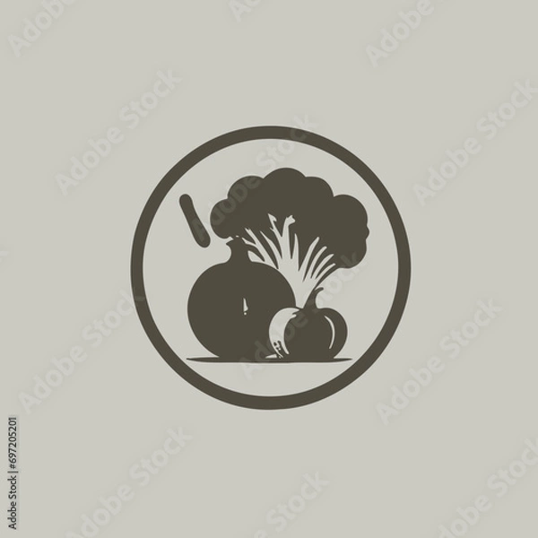 Obraz Vegetables Logo EPS Format Very Cool Design