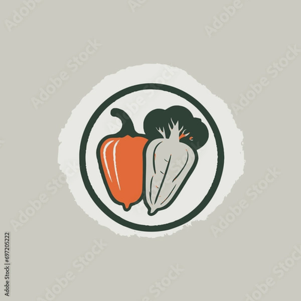Obraz Vegetables Logo EPS Format Very Cool Design