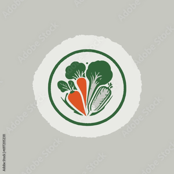 Obraz Vegetables Logo EPS Format Very Cool Design