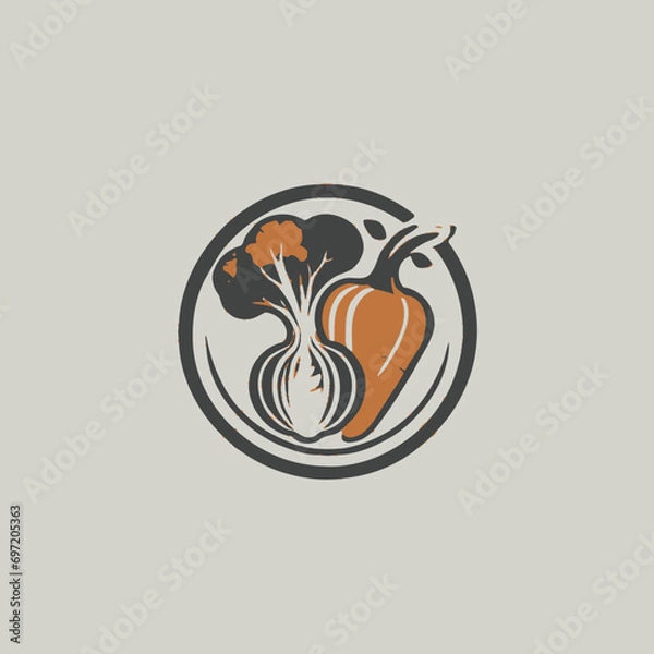 Obraz Vegetables Logo EPS Format Very Cool Design