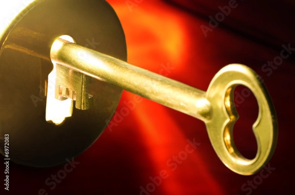 Obraz Key in the keyhole