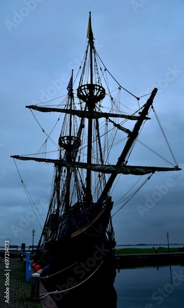 Obraz ship in the sea