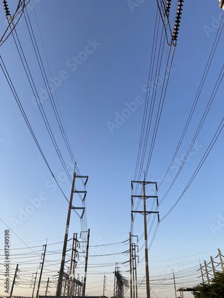 Obraz power lines