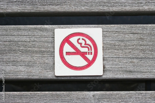 Fototapeta No Smoking