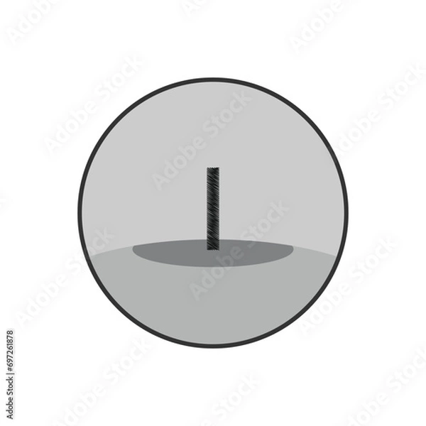 Fototapeta Initial Letter Logo I Template Vector Design