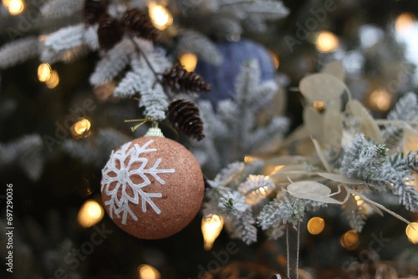 Obraz christmas tree decorations