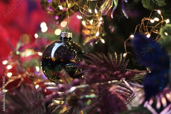 Obraz christmas tree decorations