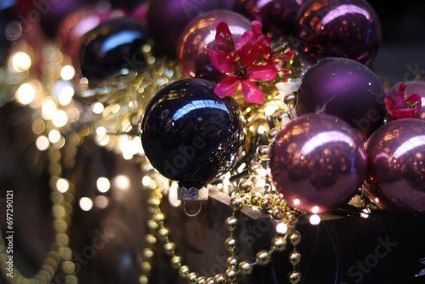 Obraz christmas tree decorations