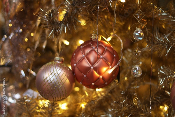 Obraz christmas tree decorations