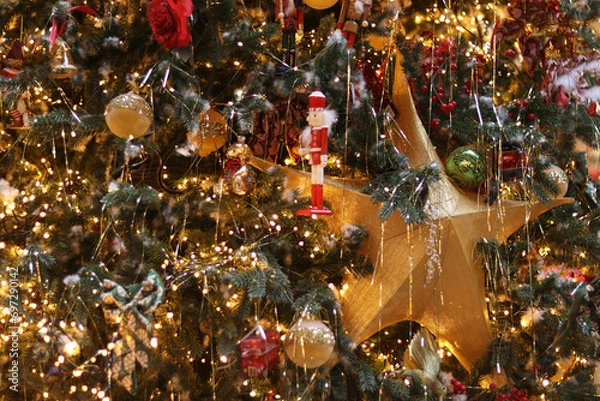 Obraz christmas tree decorations