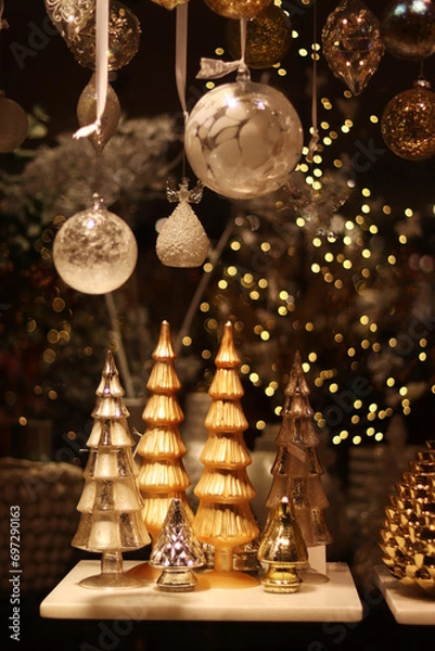 Obraz christmas decorations on the table