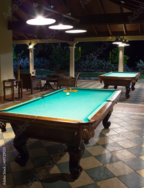 Fototapeta Billiard table