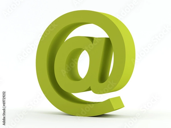 Obraz Lime @ e-mail sign