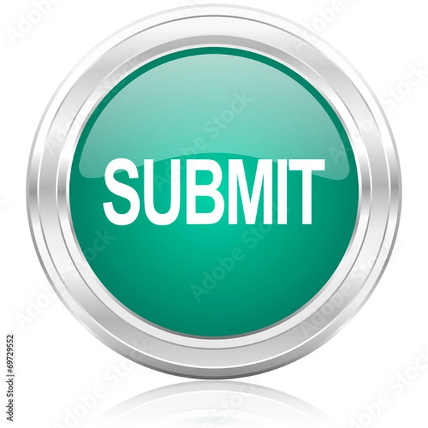 Fototapeta submit internet icon