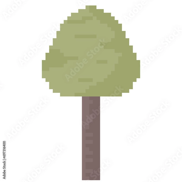 Fototapeta Pixel tree