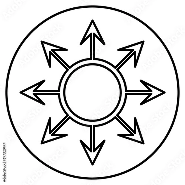 Obraz arrow line icon 2